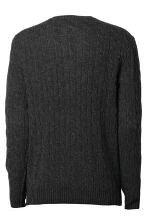 Maglione in lana e cashmere grigio RALPH LAUREN | 710876762013GREY